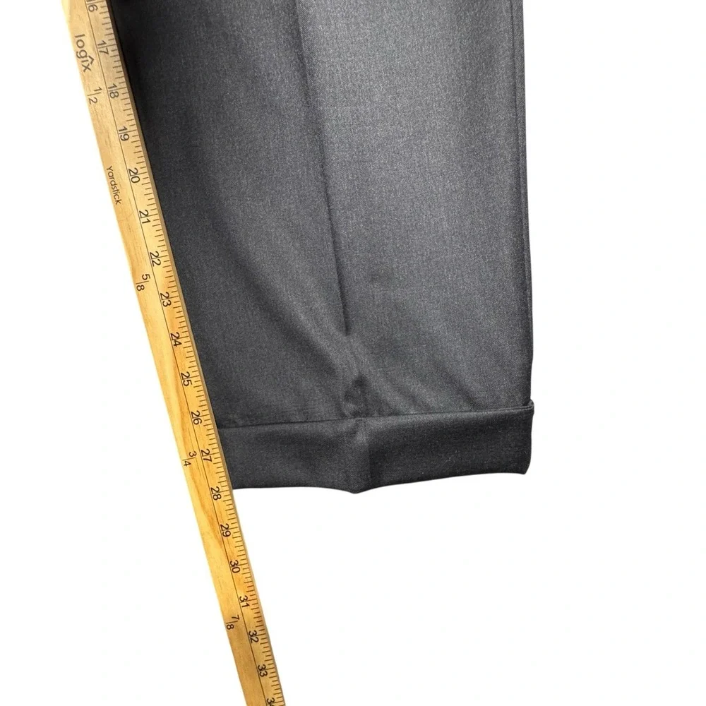 John W Nordstrom Travel Wool Suit Mens‎ 42R 36x28 Charcoal Gray Italian Wool NWT